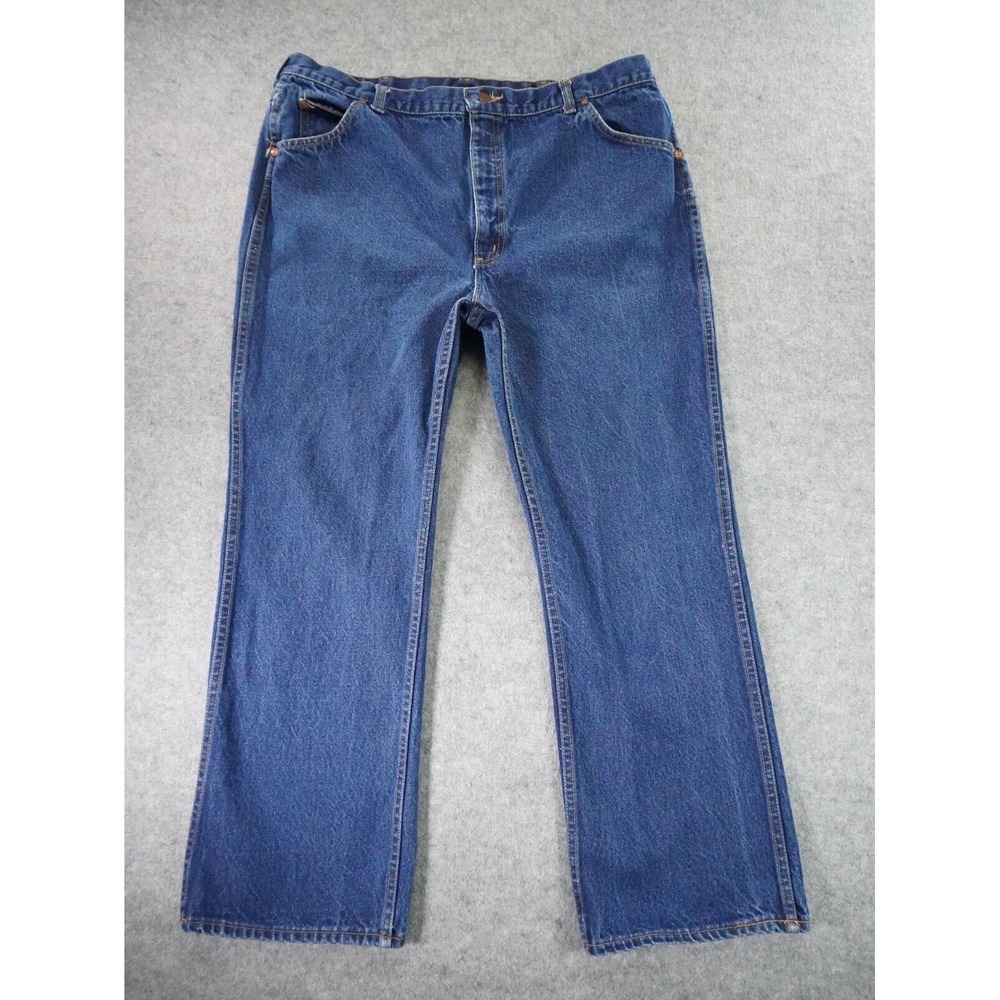 Vintage Roebucks Jeans Mens‎ 42x30 Actual 37x27  Denim Blue Medium Straight Leg